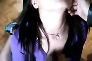 Attractive Sicilian cheating wife engulfing my rod balls deep