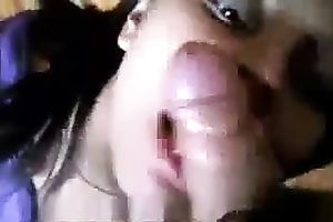 Attractive Sicilian cheating wife engulfing my rod balls deep