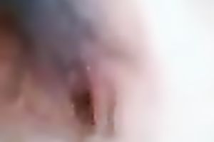 Ugly twat of my fuck buddy very closeup with sex toy