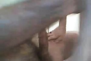 Fucking the large marangos of my dirty slut wife and ramming her cookie from behind