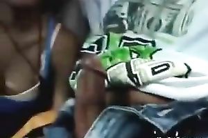 Blowjob on the back seat of car by my nasty Indian GF