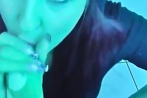 Casual sexually excited brunette hair did not refuse to engulf my ramrod in the solarium