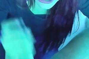 Casual sexually excited brunette hair did not refuse to engulf my ramrod in the solarium