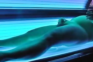 Casual sexually excited brunette hair did not refuse to engulf my ramrod in the solarium