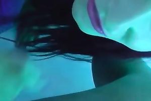 Casual sexually excited brunette hair did not refuse to engulf my ramrod in the solarium