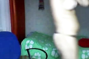 Perfect merry bumpers of a brunette hair legal age teenager skank and fur pie flash