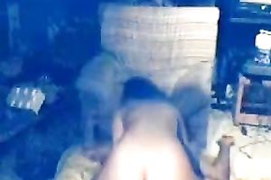 Amazing lengthy haired bootyful chick rides strong cock in cowgirl pose