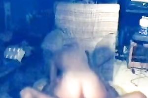 Amazing lengthy haired bootyful chick rides strong cock in cowgirl pose