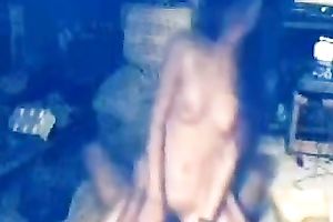 Amazing lengthy haired bootyful chick rides strong cock in cowgirl pose