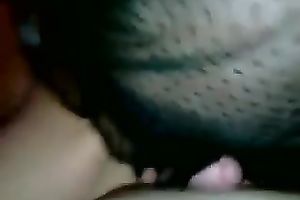 Lusty slim doxy sucks my hard weenie with great excitement