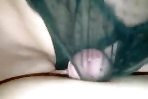 Lusty slim doxy sucks my hard weenie with great excitement