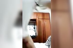 Charming legal age teenager gives awesome deepthroat orall-service in POV episode