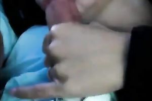 Dark haired blue eyed gorgeous BBC slut gave me a actually fantastic deepthroat in car