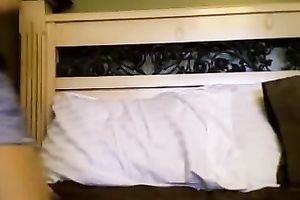 Sexy cam golden-haired honey plays around and flashes her boobies