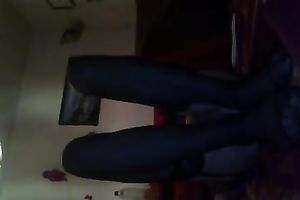 My lustful hubby fucked my snatch with my favorite sex tool