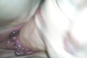 My lustful hubby fucked my snatch with my favorite sex tool