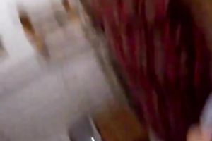 Cock longing dark haired hussy gives me craziest oral for cash