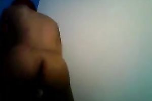 Close ally of mine films himself fucking his hawt dark babe in her a-hole