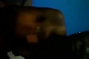 Close ally of mine films himself fucking his hawt dark babe in her a-hole