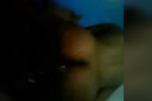 Close ally of mine films himself fucking his hawt dark babe in her a-hole