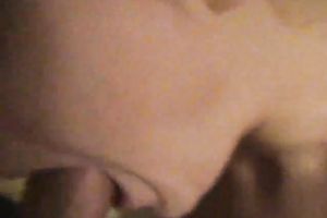 Girlfriend in dark bikini and sunglasses blowing my knob