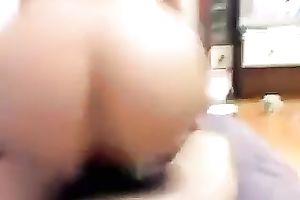 My hawt Asian girlfriend rides my ramrod like sex-crazy