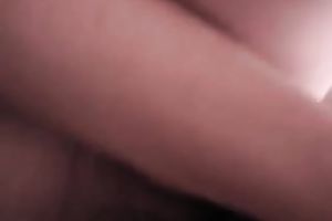 Amateur lusty large breasted slutty wife with large rack is ready for some fuck