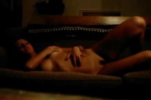 Mind blowing masturbation solo by my bonny breasty golden-haired GF