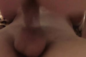 Svelte hoochie is riding my knob in cowgirl position