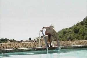 Sizzling sexy blond white hottie wants to be fed with a pecker