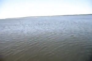 Horny and lustful whore swims to dude to blow the shlong