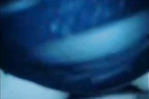 Fucking her love tunnel with sex toy in advance of penetration