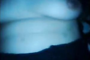 Fucking her love tunnel with sex toy in advance of penetration