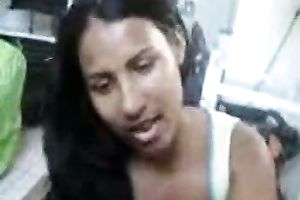 My buxom girlfriend gives me one hell of a oral-service