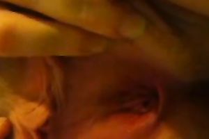 Pretty aged hot BBW BBC slut masturbating on homemade clip