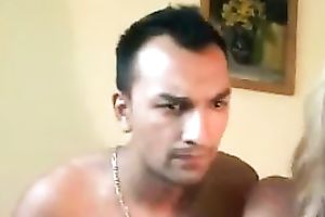 Beautiful German girl riding my friend's hard jock in a cowgirl position