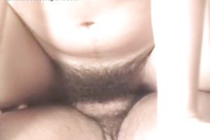 Chubby sweetheart got her twat banged hard on her bed