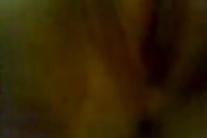 Cute short haired Malay dark brown girlie sucks her lover's 10-Pounder