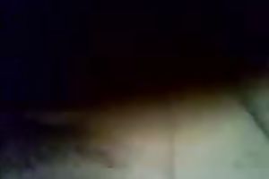 Cute short haired Malay dark brown girlie sucks her lover's 10-Pounder