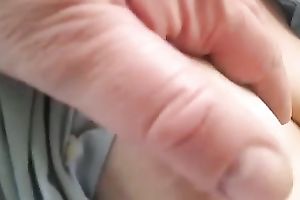 Feeling her big saggy breasts with my hands on non-professional sex clip