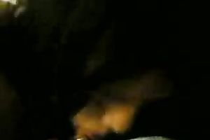 Asian playgirl happily sucked her boyfriend's knob in the early morning