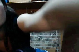 Cute and fucking hawt playgirl sucks my jock on a web camera