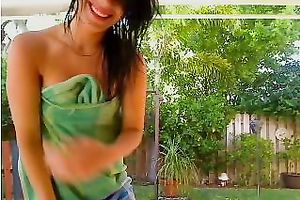 Tight gymnast playgirl works out on horizontal bar absolutely stripped