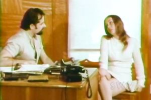 Beautiful and plumpy vintage redhead can't live without rod engulfing