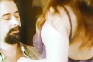 Beautiful and plumpy vintage redhead can't live without rod engulfing