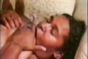 Chubby swarthy bitch needs rock hard white rod because this babe is large mom