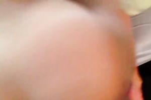 Latina hawt girlfriend stripped her hot gazoo bare on the ottoman