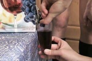 Smoking giggling brunettes play with every other's natural marangos