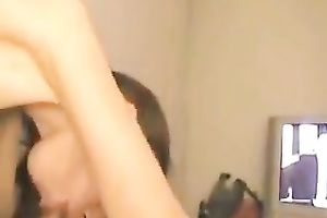 Big breasted fresh GF of my ex-BF loves engulfing his jock every single day