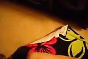 Slutty girlfriend receives her wet cookie reamed with her recent plastic didlo